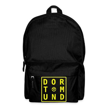 Ruhrpott de la ville de Dortmund, cadeaux et souvenirs - Sac à dos - noir - Devant