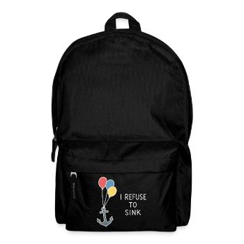 Refuse to Sink – Starch & Sea - Backpack - black - Front