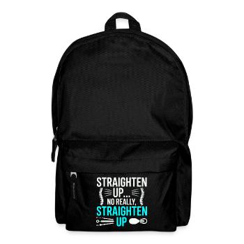 Licensed DC Musculoskeletal Structural Health  - Backpack - black - Front