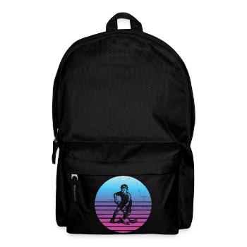 Compact floorball design for floorball - Backpack - black - Front
