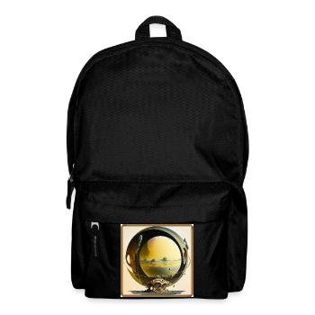 Sphärenring surreale Mondwelt - Rucksack - Schwarz - Vorne