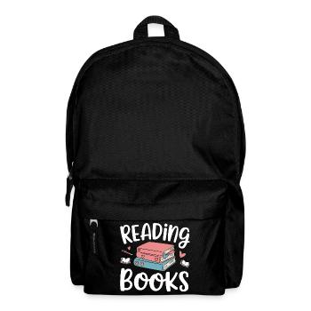 Reading Books - Backpack - black - Front