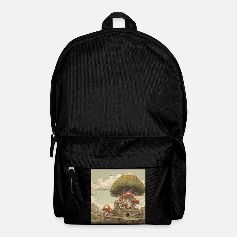 Mushroom kingdom - Backpack - black