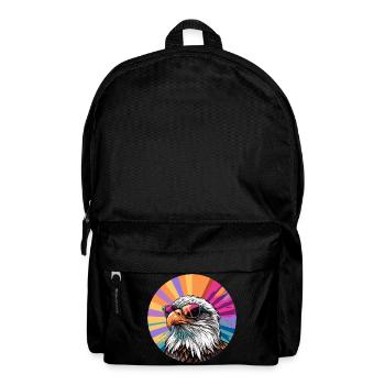 Eagle with sunglasses - Backpack - black - Front