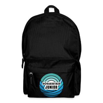 Hörakustiker Junior Nachfolger Sohn Kind Junge - Rucksack - Schwarz - Vorne