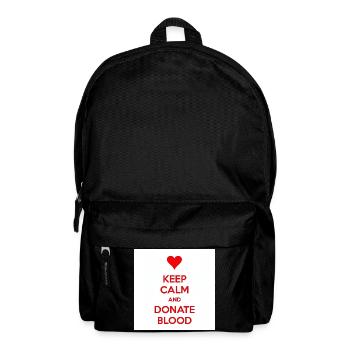 Calm Heart spenden Sie Blut - Rucksack - Schwarz - Vorne