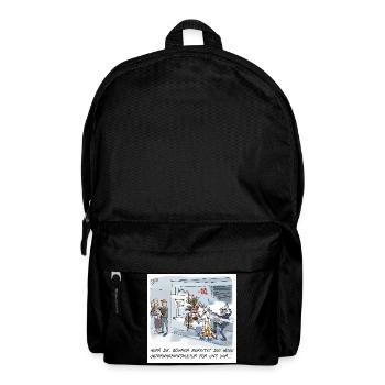 New corporate culture sparked - Backpack - black - Front