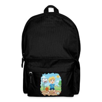 Bouno joue au basket - Petit Sportif Comic - Sac à dos - noir - Devant
