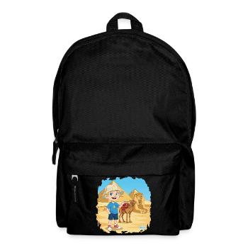 Bouno en Égypte - Aventure aux pyramides - Sac à dos - noir - Devant