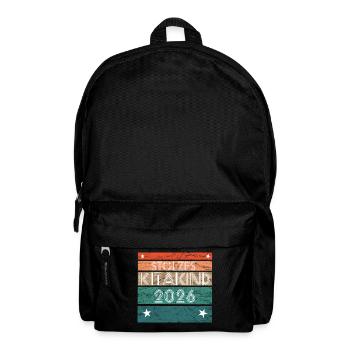 Stolzes Kitakind 2026 Kita Start Kindergarten Hort - Rucksack - Schwarz - Vorne