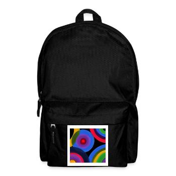Symphonie des couleurs du cercle - Sac à dos - noir - Devant