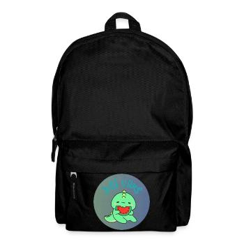 JUST VIBES - Dino - Backpack - black - Front