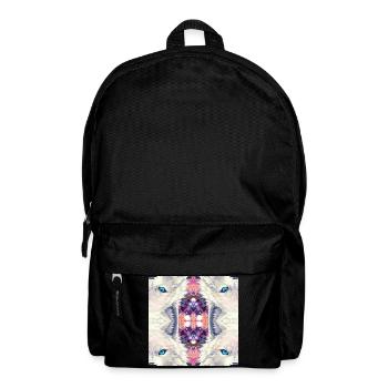 Arctic Wolves Kaleidoscope - Backpack - black - Front