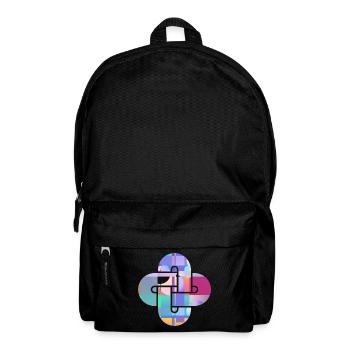 Mosaik-Wolkenkreuz - Rucksack - Schwarz - Vorne