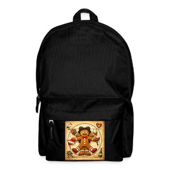 Vitruvian logo T-shirt Mannele Alsace - Backpack - black - Front