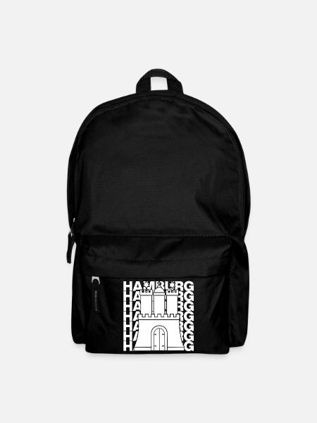 HAMBURG STADTTOR, HANSE, MOIN, HH - Rucksack - Schwarz