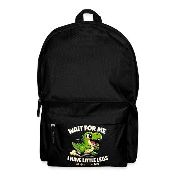 Wait for me - I've got funny short legs - Backpack - black - Front