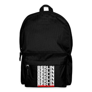 BERLIN SKYLINE, CAPITAL VIBES! WALL - Backpack - black - Front