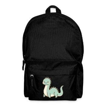 Cute pastel Loch Ness Monster - Backpack - black - Front