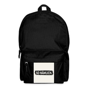 THAT'S HOW IT IS. – Poster with statement design - Backpack - black - Front