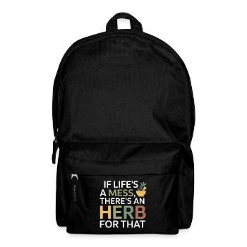 Zertifizierte klinische botanische Spezialistenbekleidung - Rucksack - Schwarz - Vorne