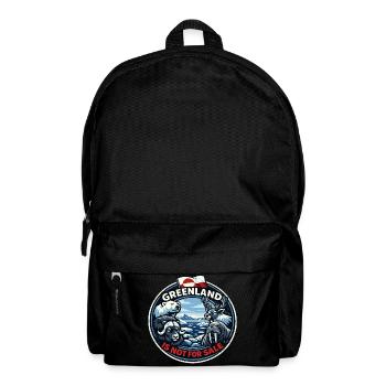 Drapeau du Groenland n’est pas à vendre - Sac à dos - noir - Devant