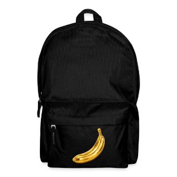 Goldene Banane - Rucksack - Schwarz - Vorne