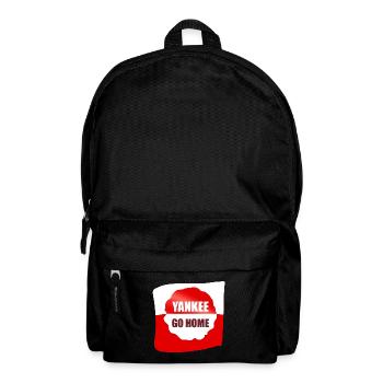 Yankee Go Home Contrast Logo - Backpack - black - Front