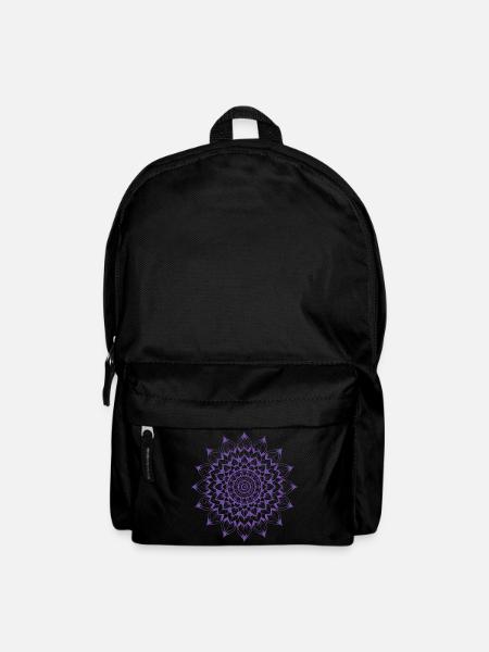Mandala - Rucksack - Schwarz