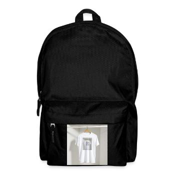 Gerahmtes Spiegel-T-Shirt - Rucksack - Schwarz - Vorne