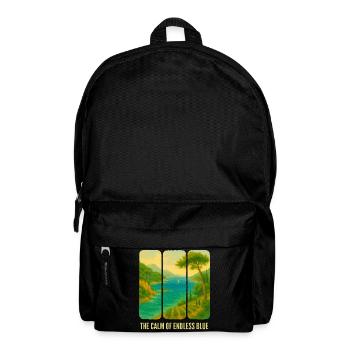 Die Ruhe des blauen Horizonts - Rucksack - Schwarz - Vorne