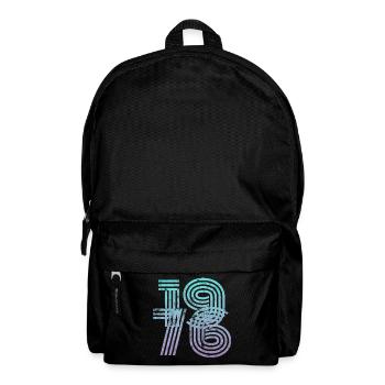 Vintage 1976 - Rucksack - Schwarz - Vorne