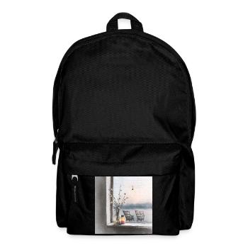 Ein ruhiger Ort am Wasser - Rucksack - Schwarz - Vorne