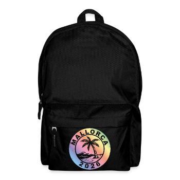 Mallorca 2026 Colorful - Backpack - black - Front