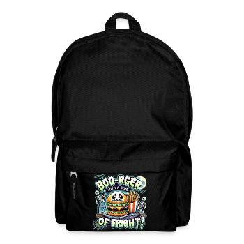 Boo-Rger With A Side Of Fright - Backpack - black - Front