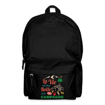 The beautiful life in the countryside - Backpack - black - Front