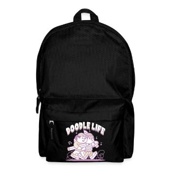 Doodle Life Doodle Drawing - Backpack - black - Front