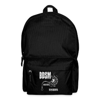 BDSM Gothic Contrast - Backpack - black - Front