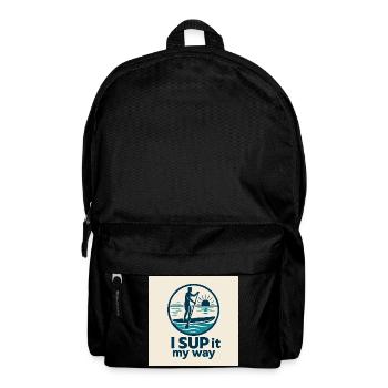 JE LE SUPÈRE – À ma façon - Sac à dos - noir - Devant