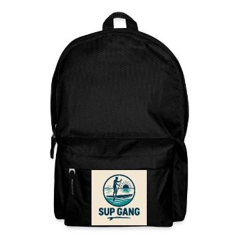SUP GANG au coucher du soleil - Sac à dos - noir - Devant