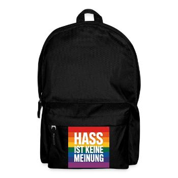 La haine n’est pas une opinion - Antifa Tee - Sac à dos - noir - Devant