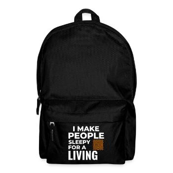 Certified Clinical Hypnotherapist Specialist - Backpack - black - Front