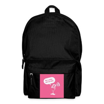 Be a Voice, Not an Echo - Rucksack - Schwarz - Vorne