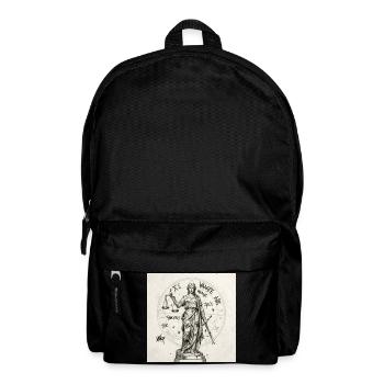 Zodiac sign Libra - Backpack - black - Front
