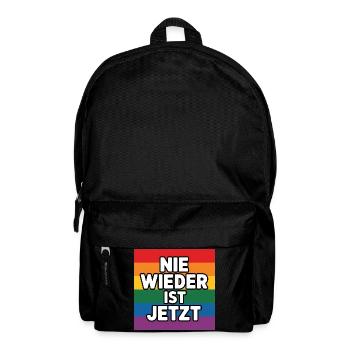 Nie wieder ist Jetzt ! - Logo Cool Pride - Sac à dos - noir - Devant