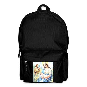 Jesu Geburt – Die Heilige Familie - Rucksack - Schwarz - Vorne