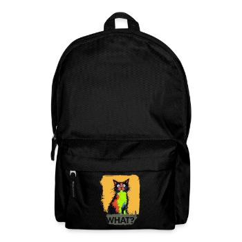 What Katze Farbexplosion - Rucksack - Schwarz - Vorne