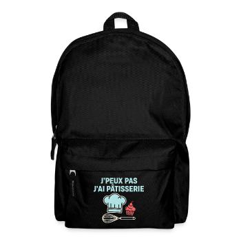 I can't I pastry - Backpack - black - Front
