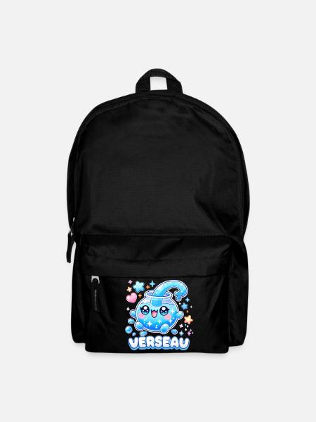 Kawaii Aquarius T-Shirt – Cute Star Sign - Backpack - black