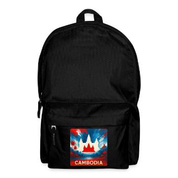 Cambodia Temple Design - Backpack - black - Front